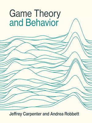 cover image of Game Theory and Behavior